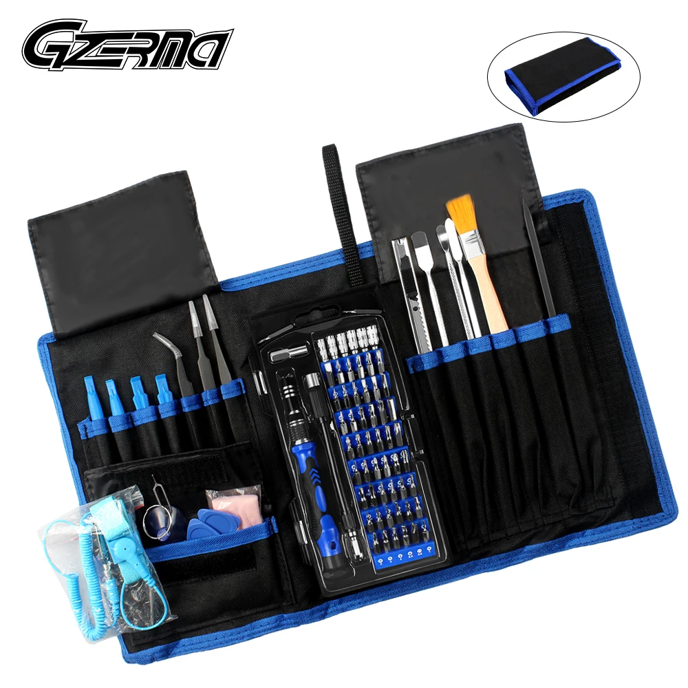 

81 in 1 Professional Precision Screwdriver Set Magnetic Driver Kit Portable Bag for Laptop iPhone PC Cell Phone Repair Tools Kit