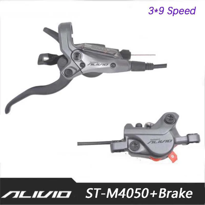 Shimano ST-M4050 Гидравлический дисковый тормоз 3*9 27s MTB Велосипедное соединение DIP велосипедный гидравлический тормоз переключатель ALIVIO запчасти для велосипеда