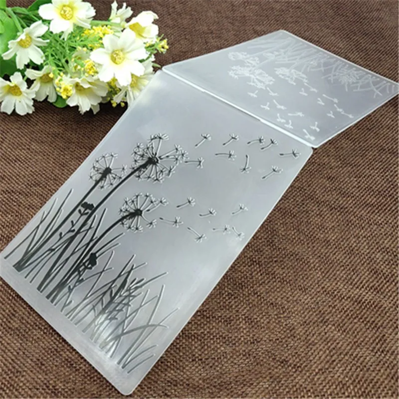 Одуванчик печать DIY Пластиковые фотообои для скрапбукинга бумаги