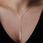 2021 винтажное металлическое короткое ожерелье с геометрическим рисунком ювелирные изделия для вечерние аксессуары для женщин оптовая продажа