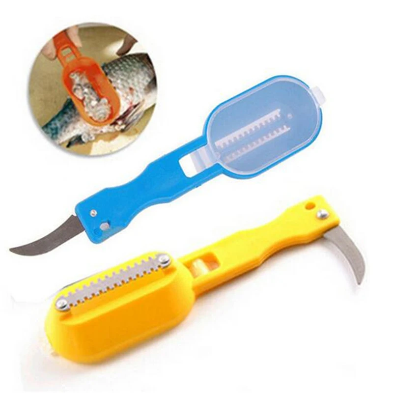 

Fish scale brush household planing scale scraper fish scale planer kitchen gadgets three colors
