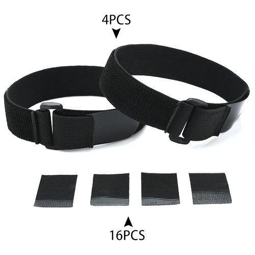 4 Belts -16 Sticker Soumit/эластичные сапоги с ремешком внутри; регулируемая обувь для фиксации скольжения; ремень для обуви с высоким голенищем; аксессуары для обуви - Цвет: 4 Belts -16 Sticker