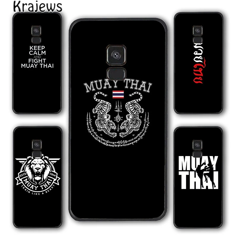 Krajews Муай Тай борьба чехол для телефона Samsung Galaxy S5 S6 S7 край S8 S9 S10 E lite S20 plus ultra