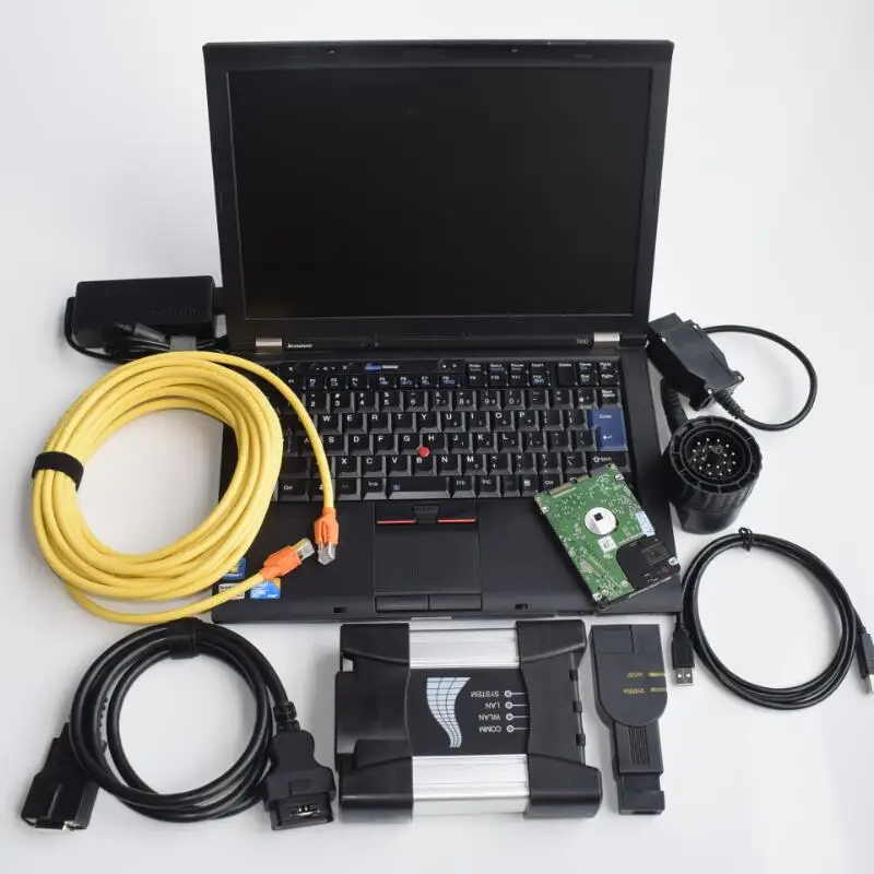 

New ICOM NEXT for BMW Diagnostic Programming Tool Software 1TB HDD in 90% New Laptop T410 i5 4gb RAM Multi-languages