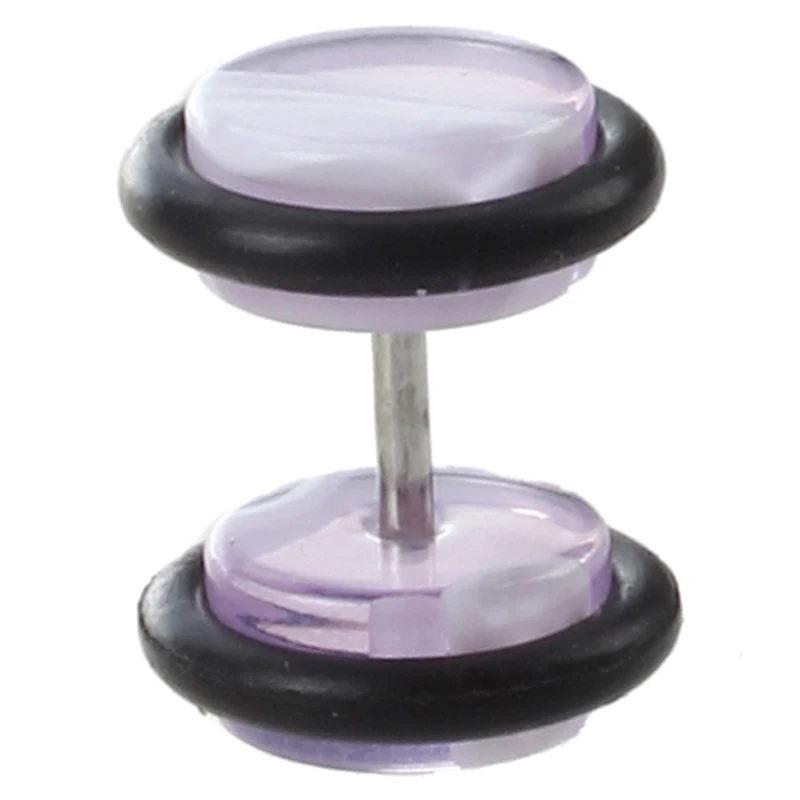 Пара поддельных носилок для ушей расширитель 16 г шпилька серьги-гвоздики ---