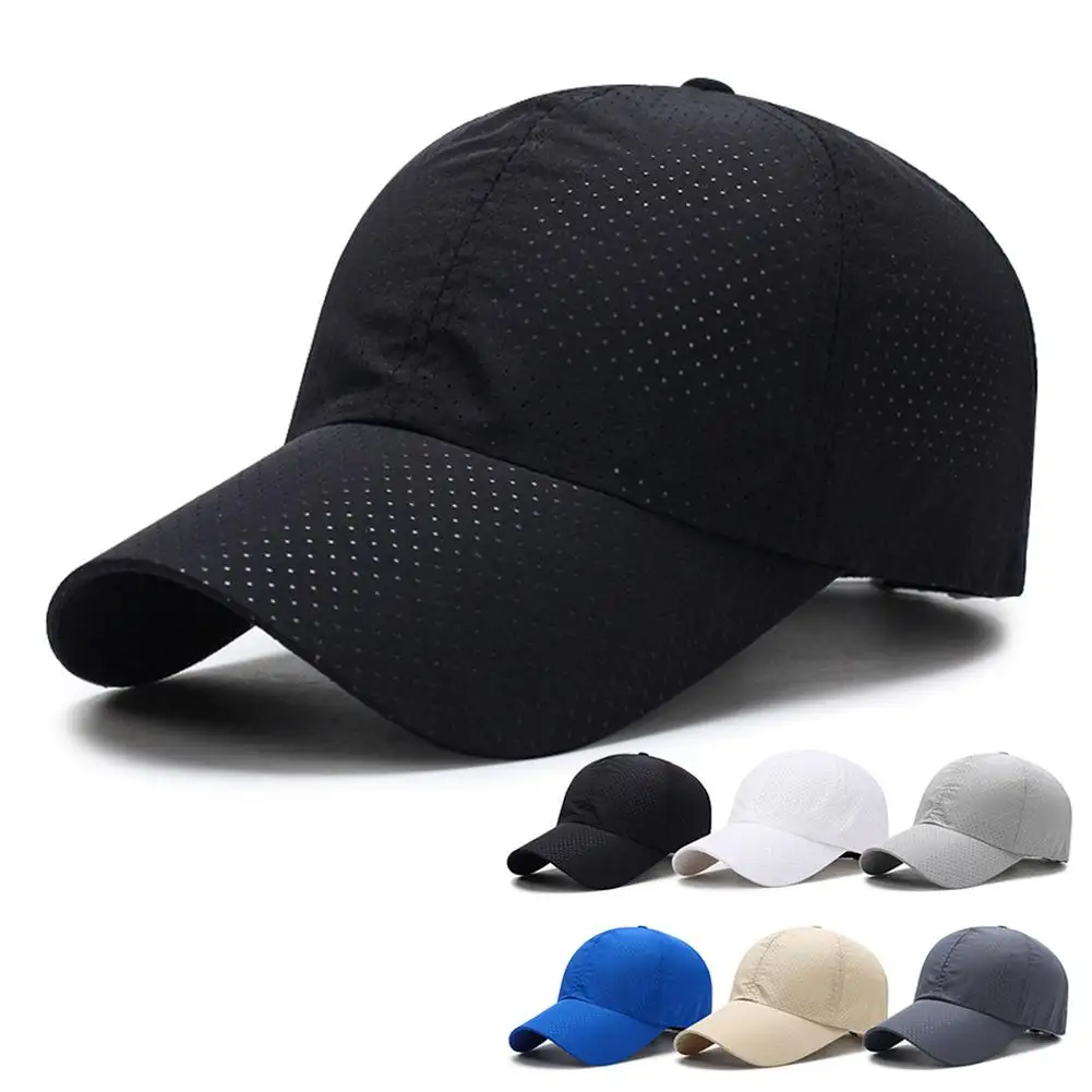 

Men's and women's casual caps, quick-drying mesh cap, breathable sunscreen baseball cap