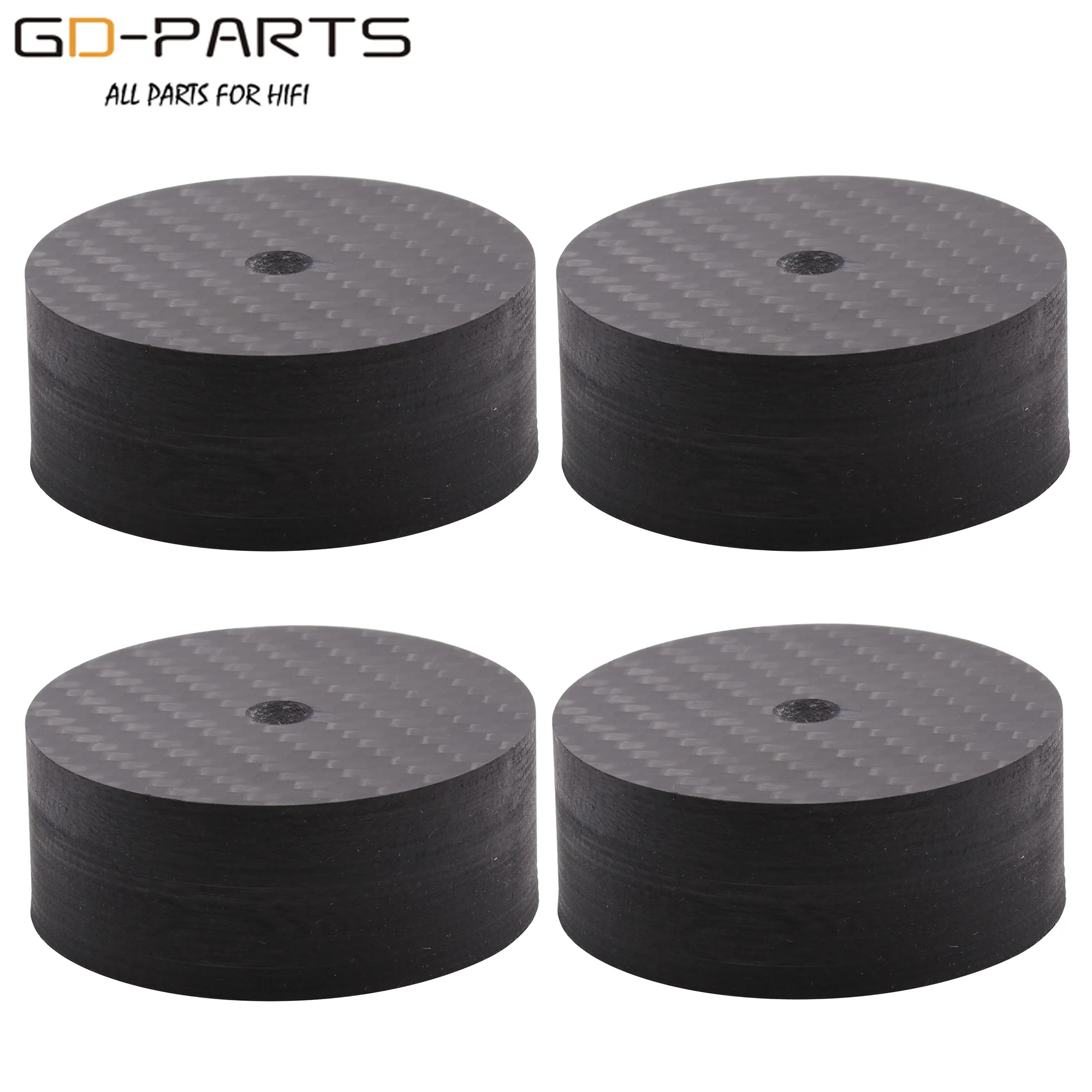GD PARTS 4 шт. 30*10 мм черный динамик из углеродного волокна CD проигрыватель