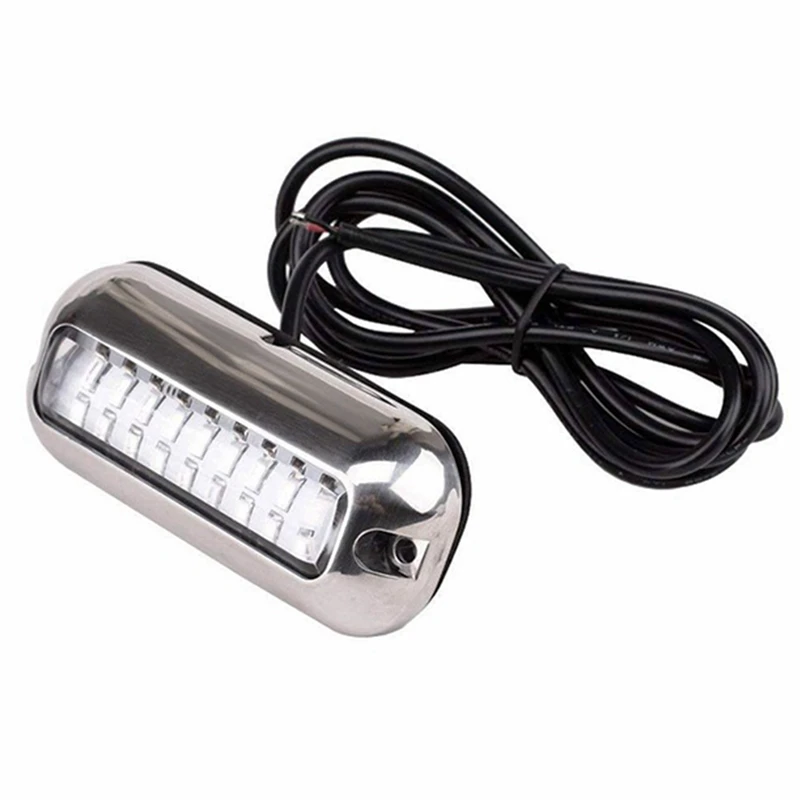 Подводный мини-фонарь 27 лампочек морской светодиодный фонарь из нержавеющей