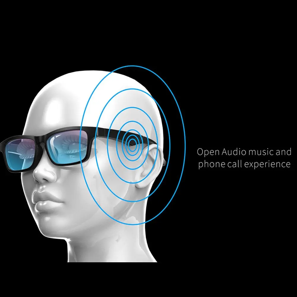 Классические очки Bluetooth 5,0 открытый стерео-аудио динамик микрофон для iPhone huawei Xiaomi Bluetooth Смарт-очки