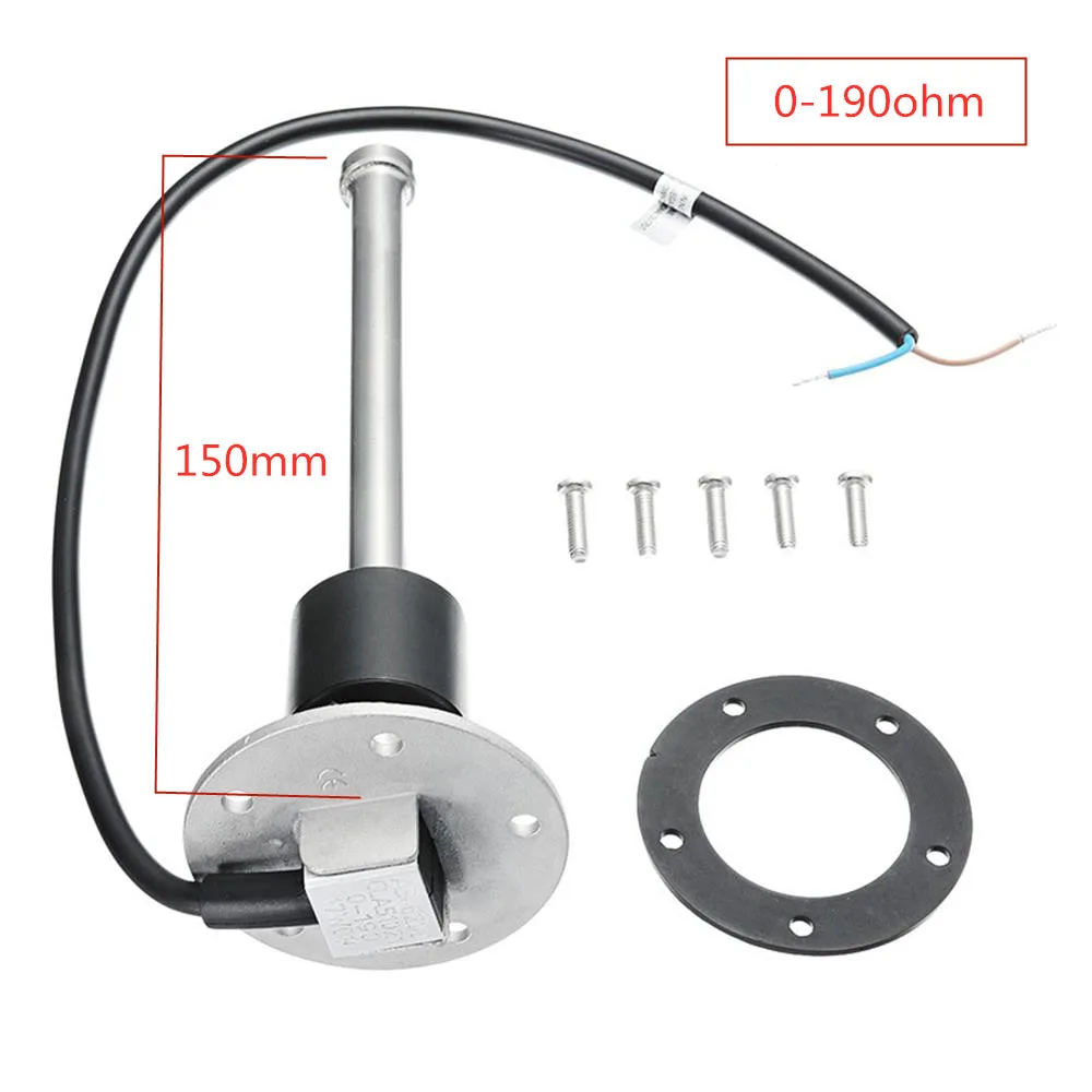 150mm 0-190ohm 0-190ohm 240-33ohm масляный жидкостный бак топливный датчик уровня воды датчик для лодки морской автомобиль яхта отправка топлива блок Поплавковый переключатель - Цвет: 150mm 0-190ohm