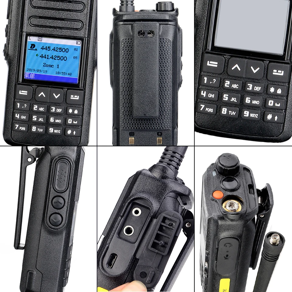 retevis rt72 dmr digital walkie talkie 5w uhf vhf dual band two way radio 4000 ch sms gps digital radio handheld ham transceiver free global shipping