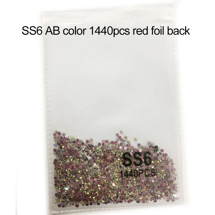Стразы s SS3-SS10 красный Фольга Flatback Нейл арт драгоценные камни украшения для ногтей