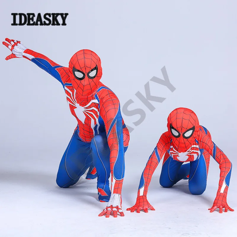 Костюм на Хэллоуин для детей Человек паук ps4 insomniac игровой костюм косплея