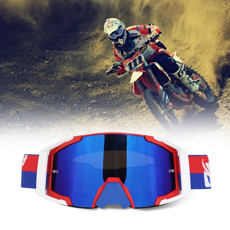 Солнцезащитные очки для мотокросса с пленкой на разрыв Защитные езды мотоцикле |
