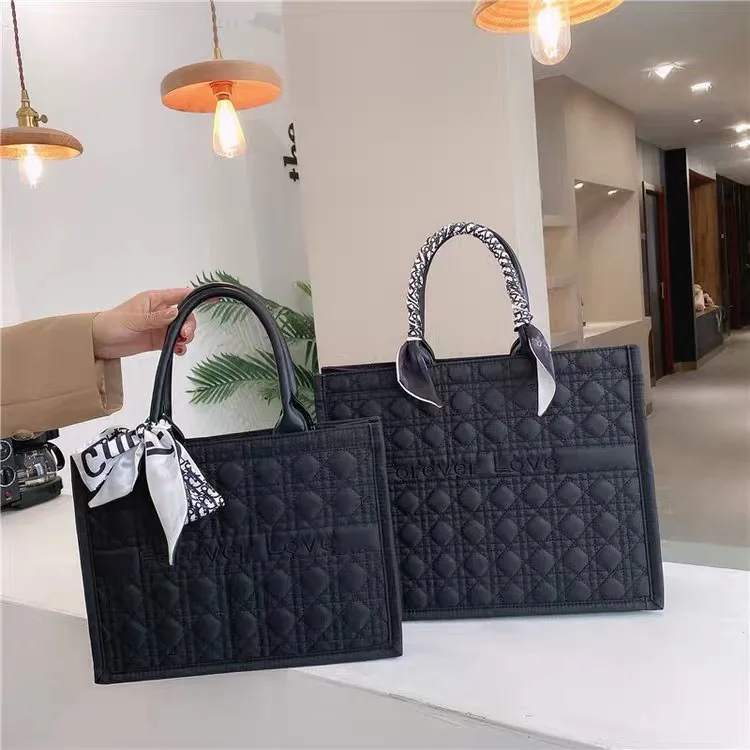 

Hiboom 2020 Large Capacity Ladies Handbag Quality Shoulderbag High-End Fashion Classic Design Female Shopping Bag