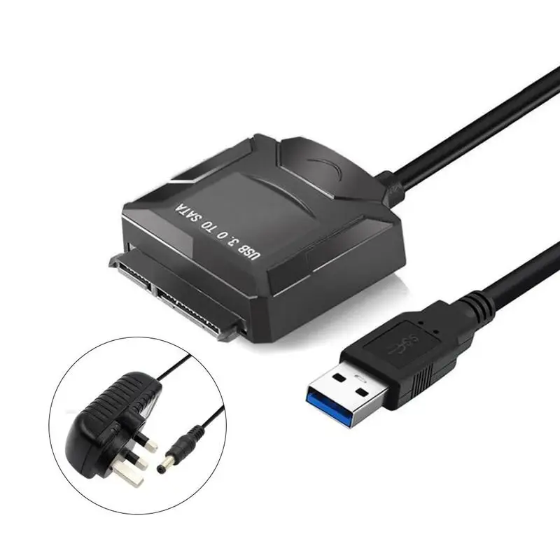 Новый Usb3.0 на Sata жесткий диск Hdd Sdd конвертер адаптер ПК кабель ЕС вилка Acces| |