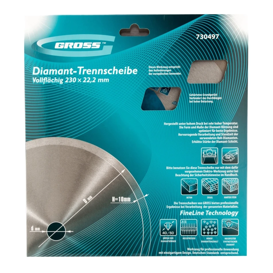 Diamond disc GROSS 730497 circle | Инструменты