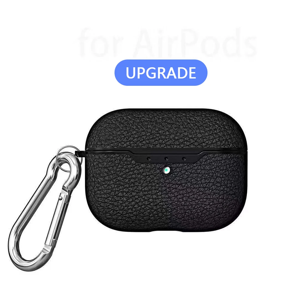 Чехол для AirPods Pro противоударный чехол из углеродного волокна с зернистой