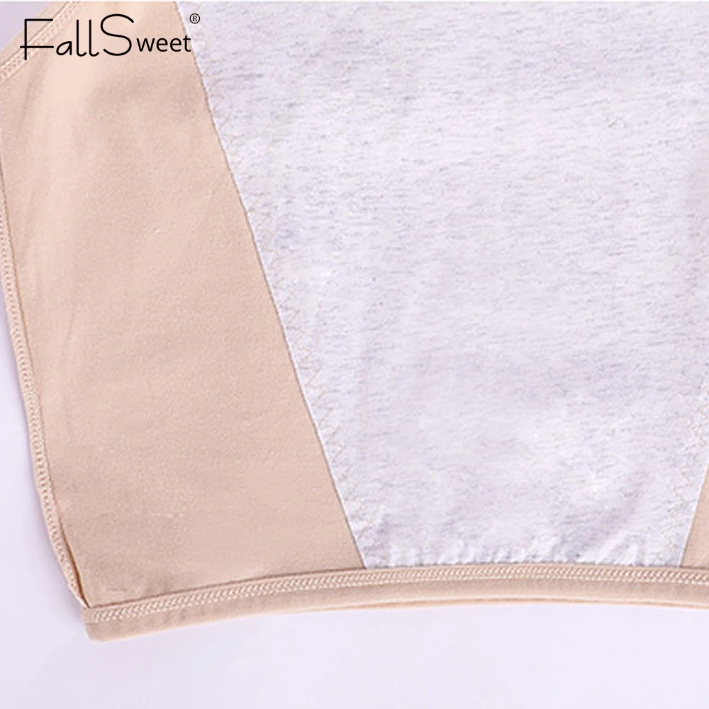 Женские трусики для периода размера плюс FallSweet сексуальное нижнее белье с