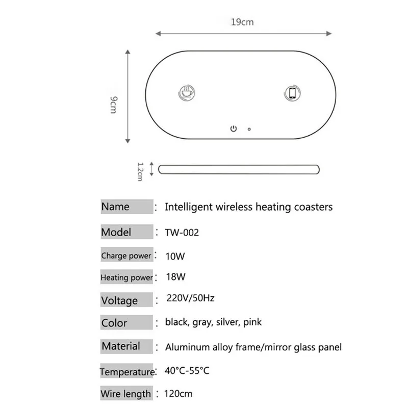 Подогреватель для чашек 2 в 1 с постоянной температурой 220 В | Бытовая техника