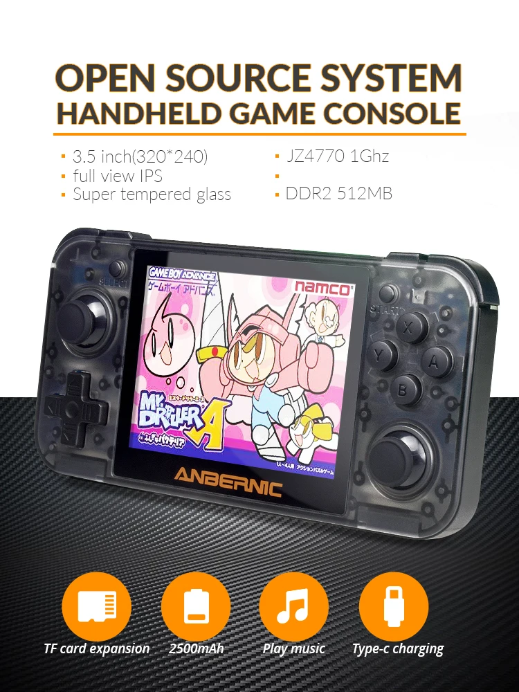 Новинка 2021 ретро игровая RG 350 портативная консоль мини 64 бит 3 5 дюймов IPS экран 16 ГБ