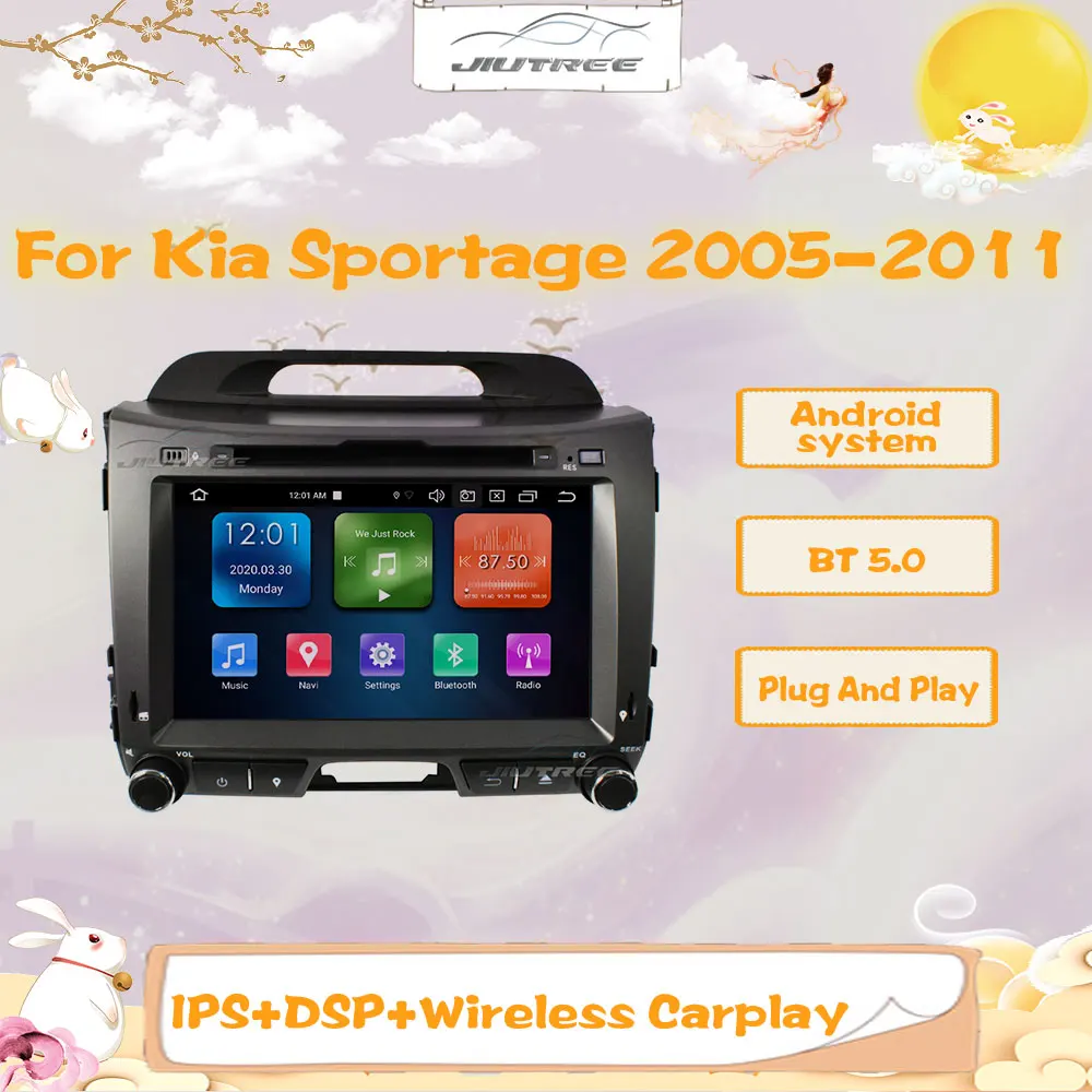 

8 inch Android System Car Radio For KIA Sportage 2005-2011 GPS Navigation Car Radio Multimedia Player Carplay Video Audio Host