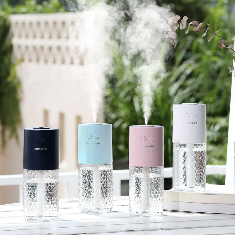 

High Quality 200ml Ultrasonic Humidifier Aromatherapy Mist Diffuser With 7 Colorful Projection Lamp For Home Air Humidifier