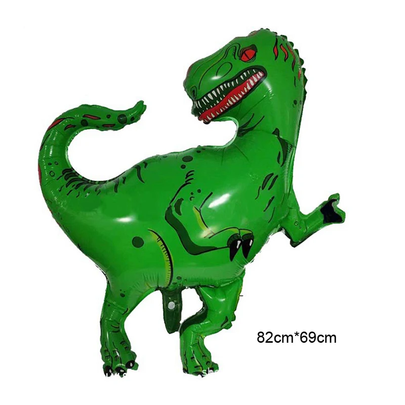Динозавр с алюминиевой пленкой вечерние именинников тянуть фоны флагами шарами