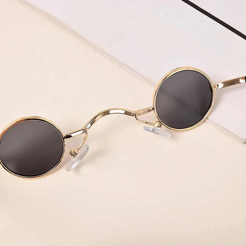 Солнцезащитные очки в металлической оправе UV400 для мужчин и женщин небольшие