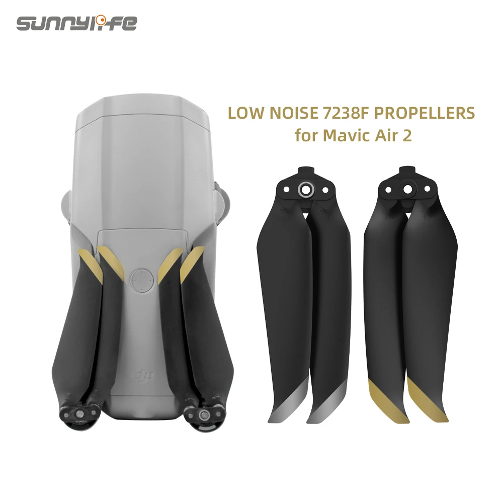 2 пары 4 шт. 8 7238 Mavic Air 2/2S низкошумные пропеллеры для DJI складной пропеллер не