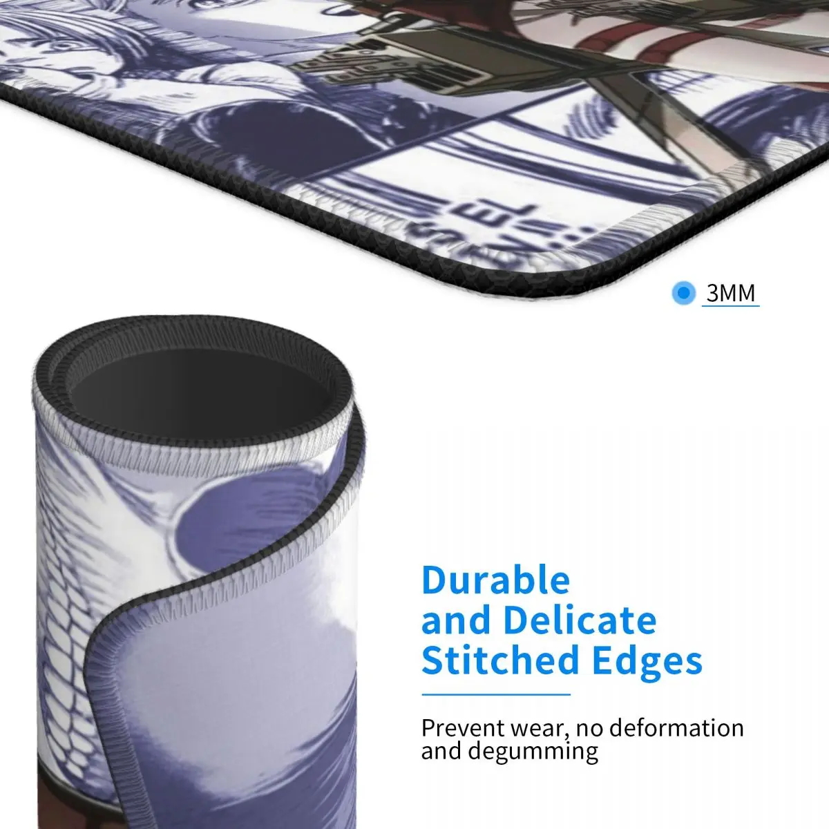 Игровой коврик для мыши Armin атака на Титанов настольные коврики из японского