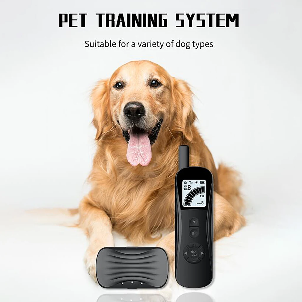 

Dog Pet Training Collar Waterproof Rechargeable Remote Home