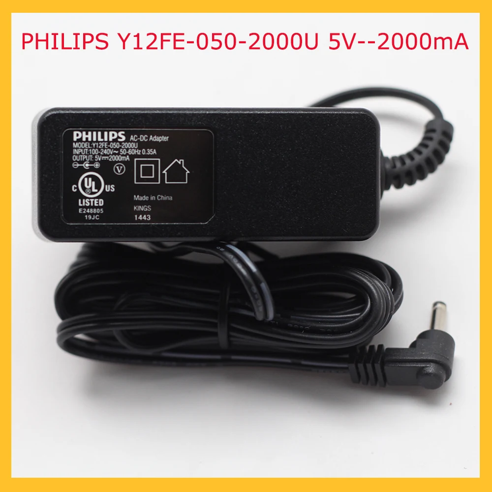 Адаптер для PHILIPS Y12FE-050-2000U 5V-2000mA AC-DC адаптер 5В 2000mA переключение Питание 5V |