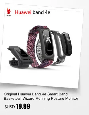 Умный Браслет huawei Honor Band 4 Amoled, цветной сенсорный экран 0,95 дюйма, для плавания, для обнаружения сердечного ритма, сна, для xiaomi