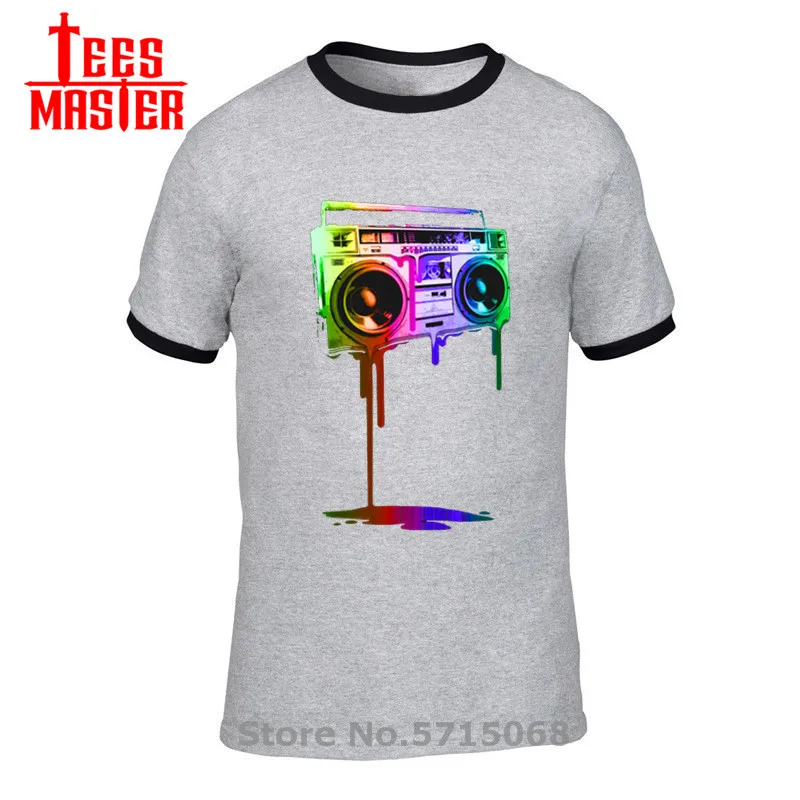 Винтажный плавильный Бумбокс Мужская 3D футболка Good Memory ретро-Футболка tops harajuku