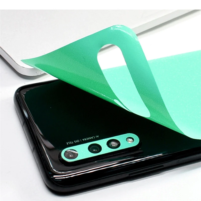 Для Huawei Nova 8 7 7i 6 SE 5 5i 4 3e P20 Pro Lite P Smart Plus задняя вспышка матовая пленка кожаная