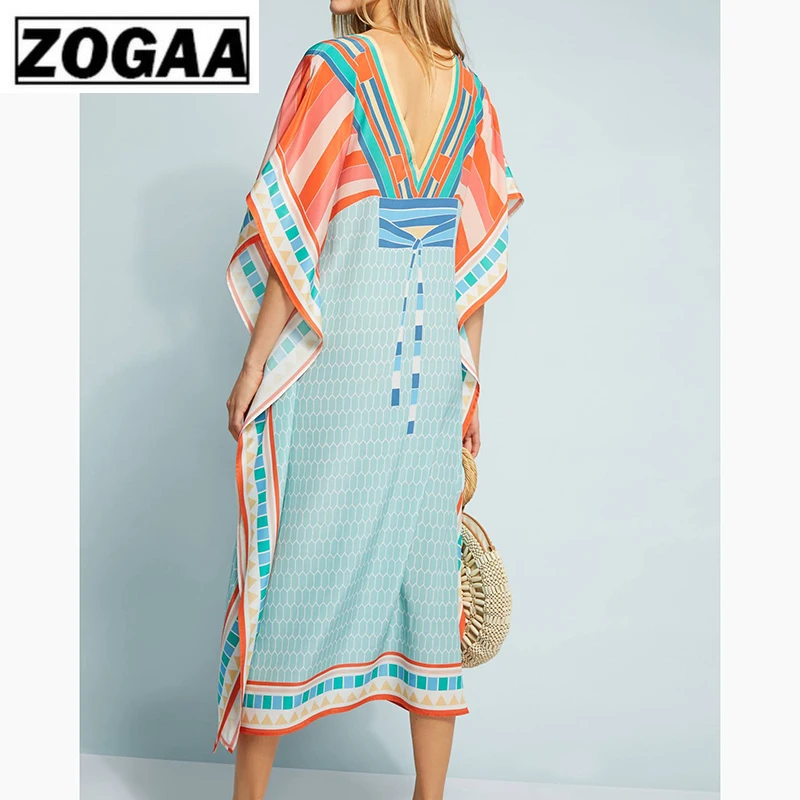Пляжные платья Vestido De Praia длинное пляжное платье с v образным вырезом купальный