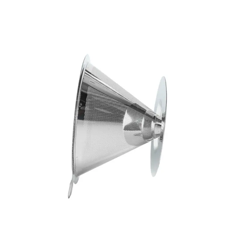 Многоразовый конусный фильтр для кофе с капельницей из нержавеющей стали | Дом и