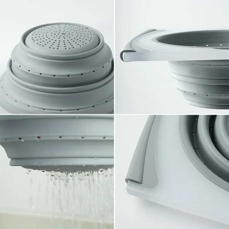 Innovative Multi-Functional 3 in 1 Chopping Board Detachable Folding Drain Basket Sink Cutting Kitchen Tools | Дом и сад