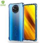 Чехол с подушкой безопасности для Xiaomi Poco M3 X3 NFC, Мягкий Силиконовый противоударный прозрачный защитный прозрачный чехол, стекло для камеры