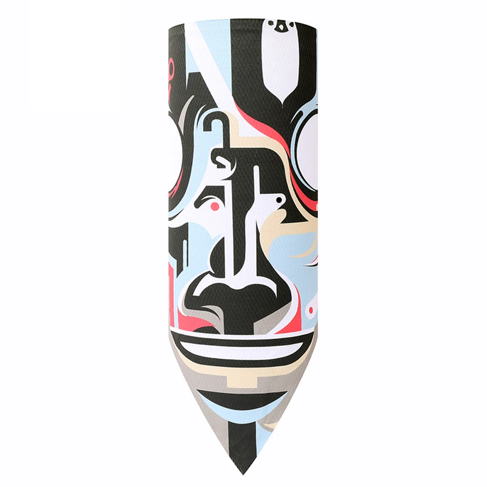 Велоспорт лицо одежда с рисунком Маски шеи гетры дышащий охлаждающий