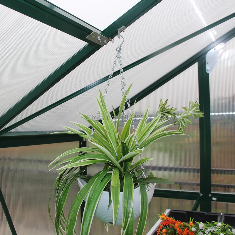 10 шт./компл. алюминиевые подвесные крючки для теплиц|Сельскохозяйственные