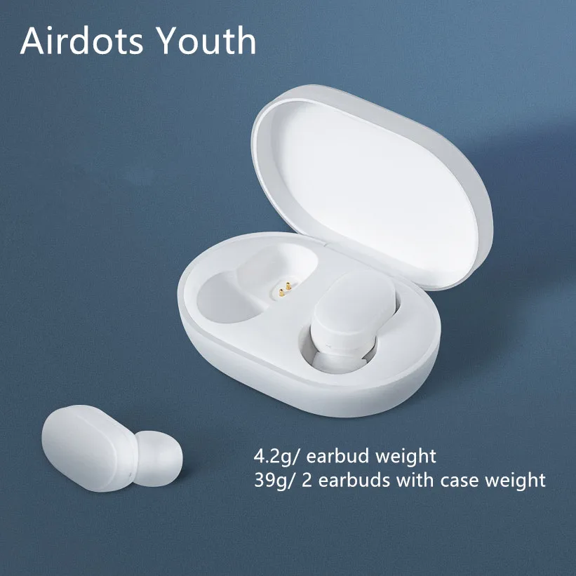 Xiao mi Air TWS настоящие беспроводные Bluetooth наушники mi Air AAC звук AI управление сенсорная гарнитура наушники для iOS Android - Цвет: Airdots Youth