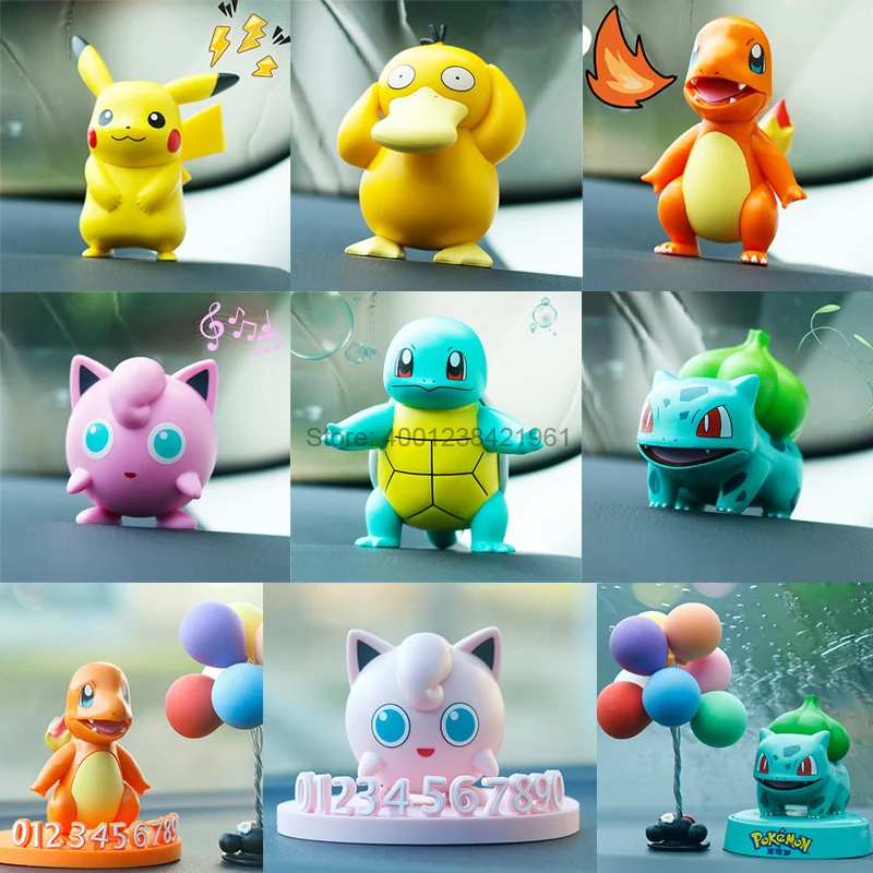 Фигурка покемона Пикачу псик чармандер Сквиртл джигбуфф Бульбазавр