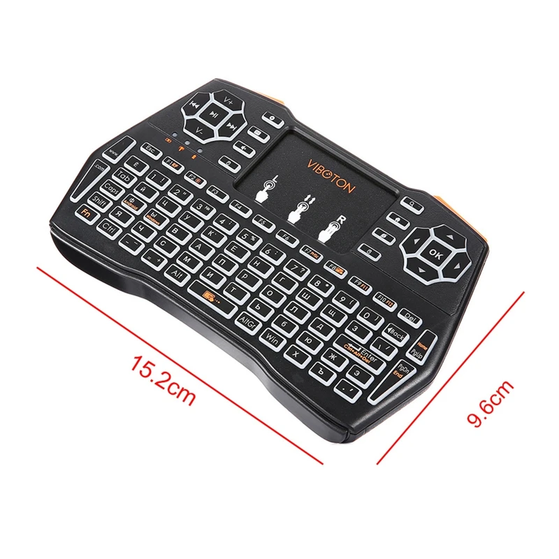 Viboton I8 Plus с подсветкой лошадь гоночная лампа русская клавиатура мини