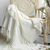 american home white blankets chenille knitted blankets casual shawl carpets rugs sofa blankets bedside blankets