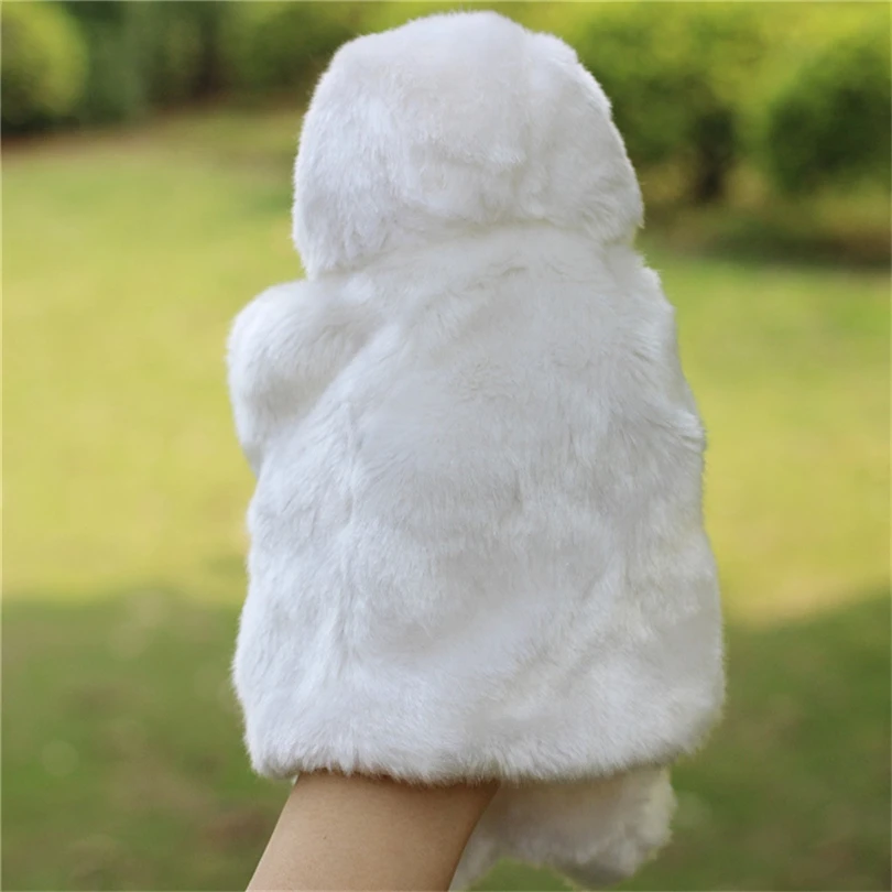 Cute Cartoon Sea Lions Plush Hand Puppet white hand Doll Kids Glove Parent-child interaction story vingerpop A40 | Игрушки и хобби