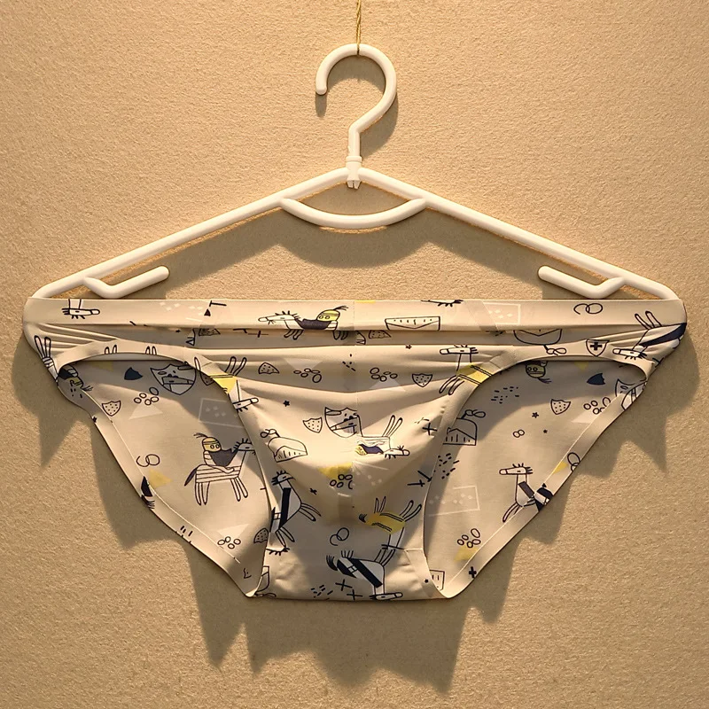 Трусы мужские с принтом дышащие эластичные нейлоновые низкой талией |