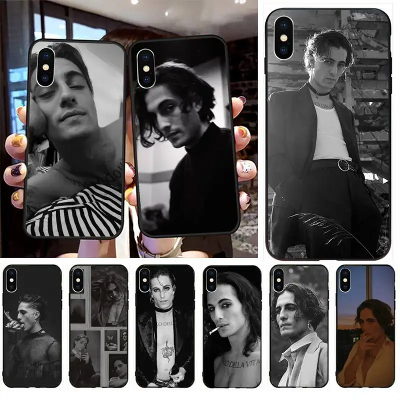 

Maneskin Damiano David Phone Case for iphone 12 Mini SE 2020 5 5S 6 6S Plus 7 8 Plus X XR XS 11 Pro Max Fundas Coque cover