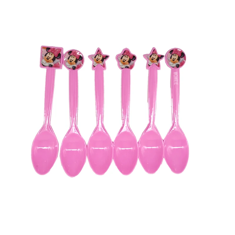 Скатерть Минни Маус декоративная пластиковая скатерть для празднования дня